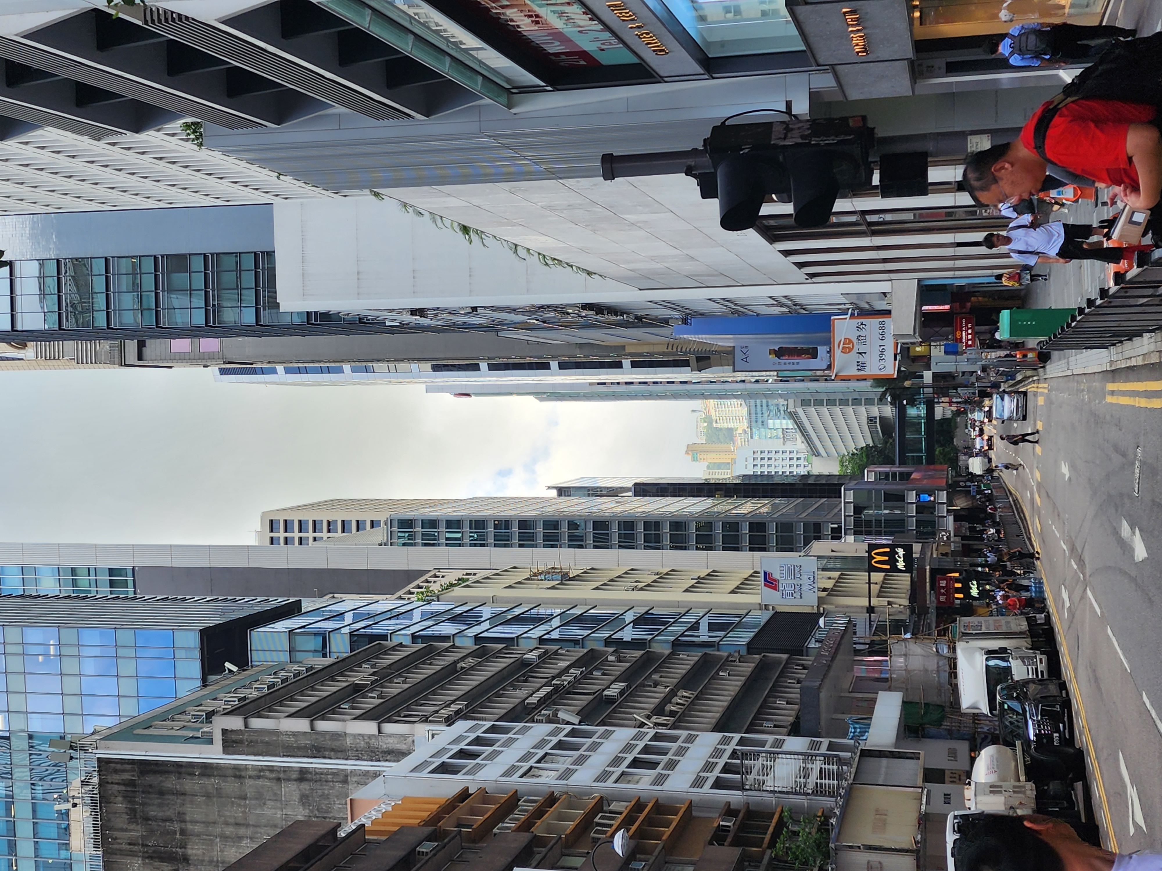 Street in front of accommodation